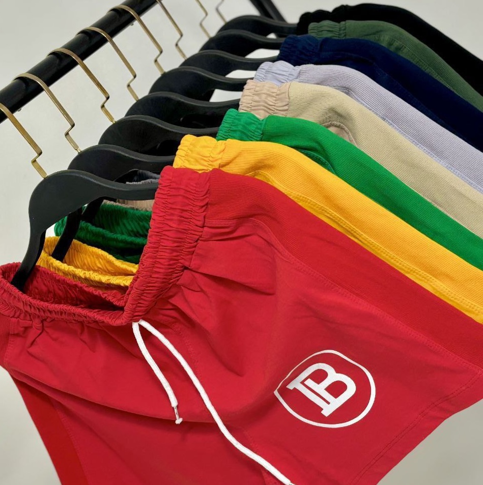 کراپ شلوارک طرح BALMAIN